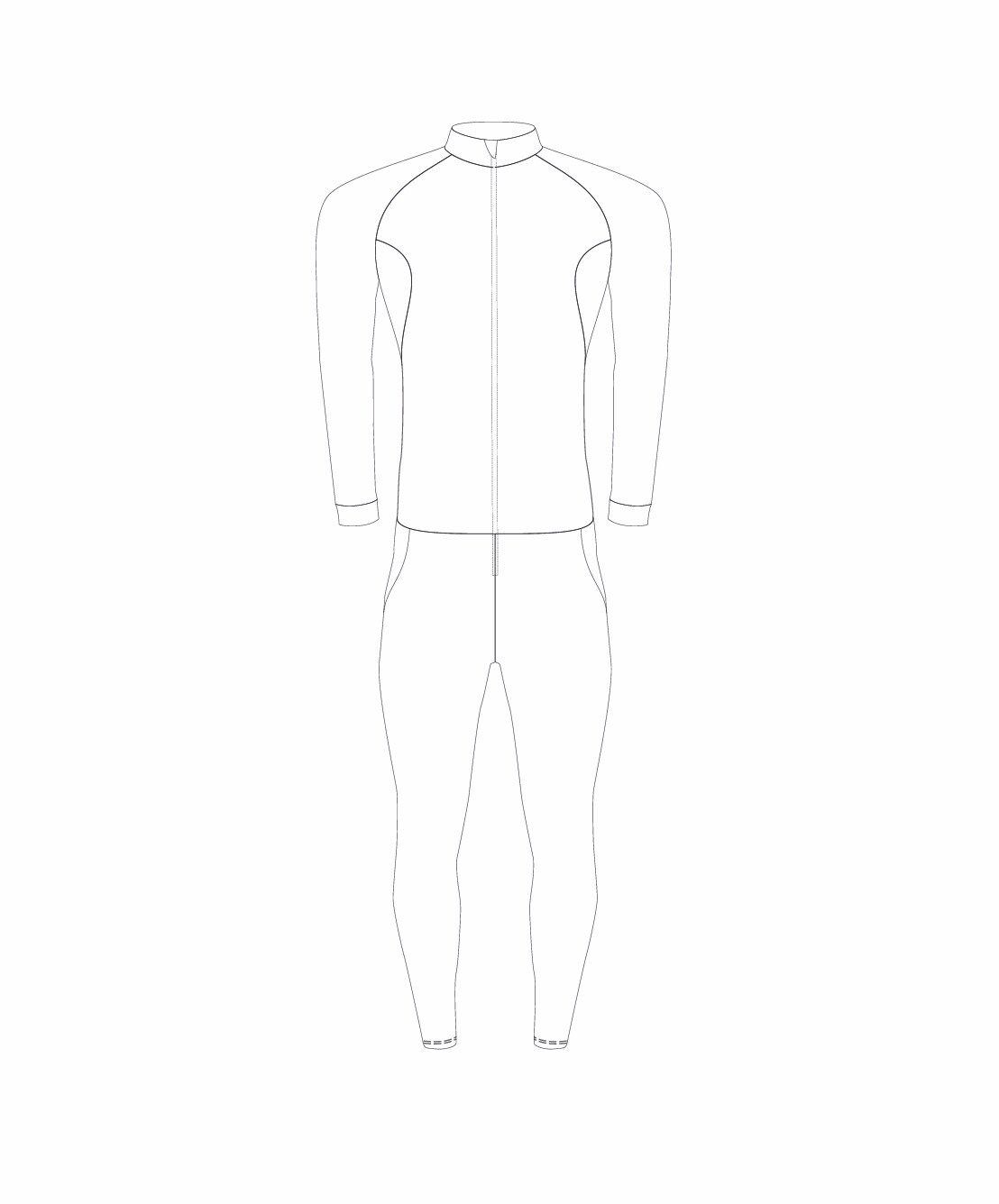 Racing One-piece Konkurransedress Herre