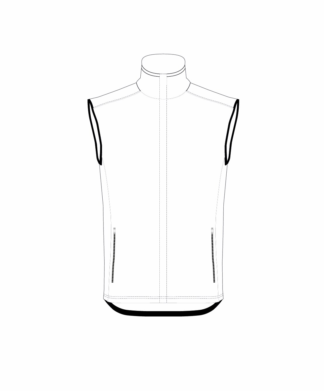 Racing varm Vest Herre